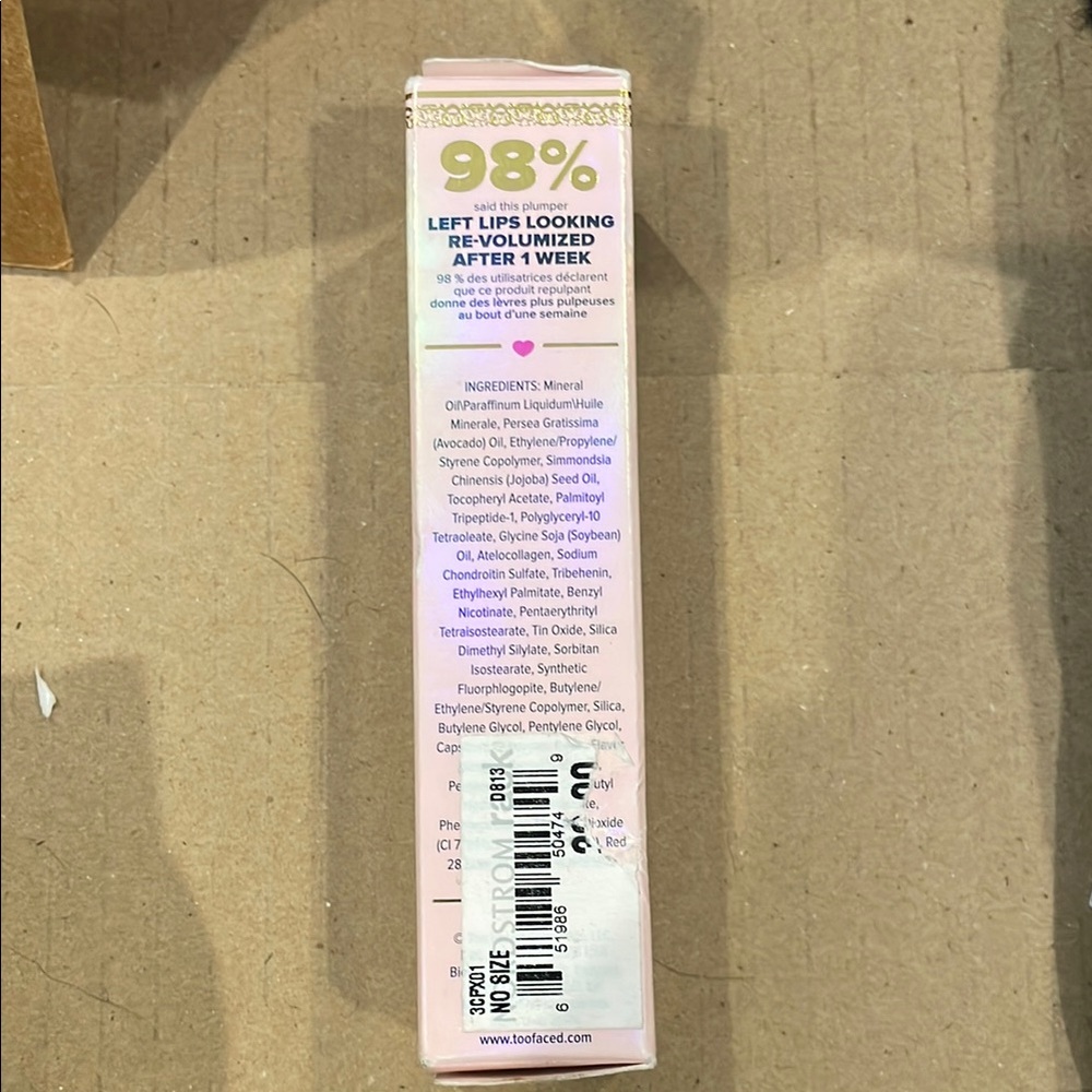 Too Faced Lip Injection Maximum Plump - Iridescent Pink - Picture 4 of 4